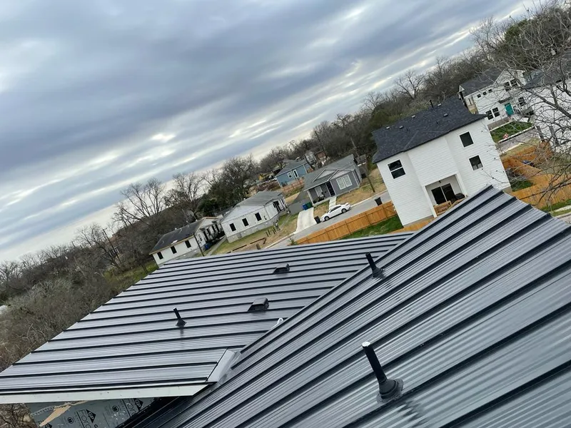 Standing seam metal roof panels with vents for Skylight Repair in North Versailles